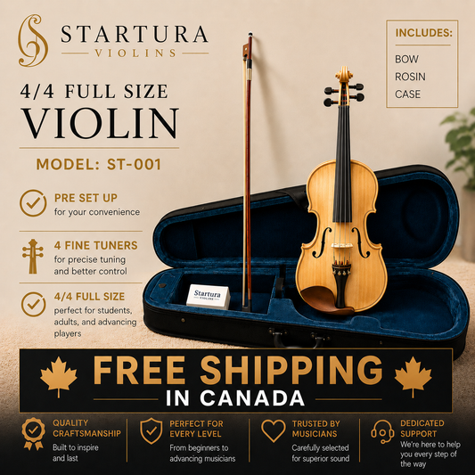 Startura ST-001 Violin in Victoria: An Affordable Violin for Aspiring and Experienced Musicians